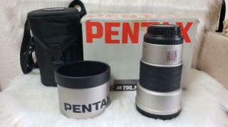Rare Smc Pentax - Fa 200mm F2.  8 Ed (if) Camera Lens W/ Case Shipped From Japan