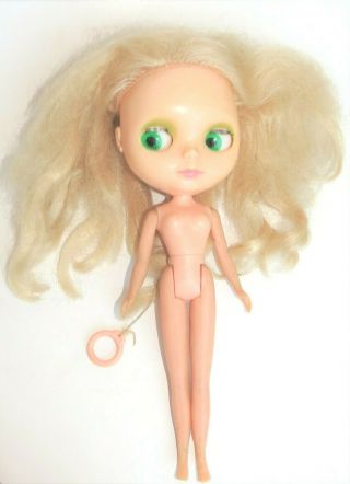 Vintage 1972 Kenner Blythe Doll Rare Blonde Hair Changing Eyes