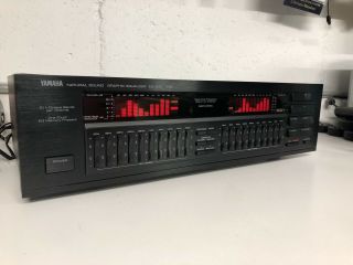 Yamaha Eq - 630 Natural Sound Graphic Equalizer Rare Spectrum Analyzer