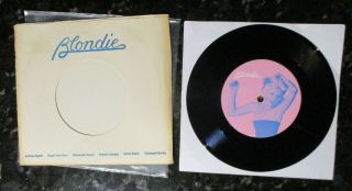 Blondie Rare 1978 Uk Fan Club 7 " 45 Ep Bm - 1901 Live Numbered Debbie Harry Ex,