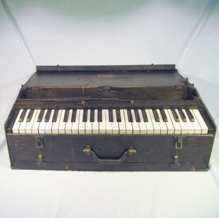 Antique Faber Folding Reed Organ Preacher Suitcase 1909 Needs Restoration Rare