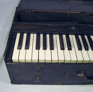 Antique FABER Folding Reed Organ Preacher Suitcase 1909 Needs Restoration RARE 2