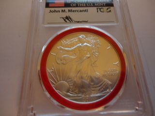 2011 - S Pcgs Ms70 " Burnished " Mercanti Engraver Series Rare Find Rare Coin