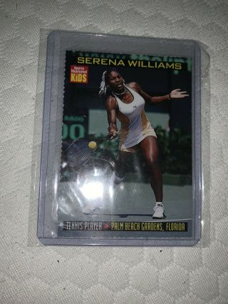 1999 Serena Williams Si Kids Rookie Card Rare 814
