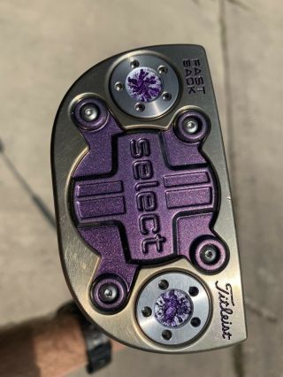 Scotty Cameron Select Fastback Putter Rare Color Shift Custom 35” 10g Weights