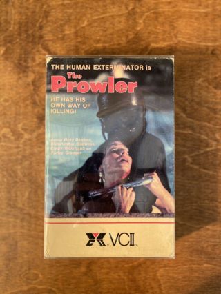 The Prowler Rare Big Box Horror Vhs