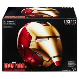 Marvel Legends Iron Man Electronic Helmet Hasbro Avengers Mask Wow Tony Stark