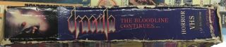 Dracula the Bloodline Continues Big Box VHS,  All Seasons Entertainment RARE 3