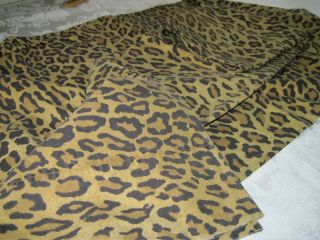 Rare Ralph Lauren Pair (2) King Size Pillow Cases Aragon Leopard Neutral