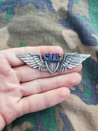 Rare Wwii Us Army Air Force Chinese National Aviation Corps Cnac Pilot Wings Pin