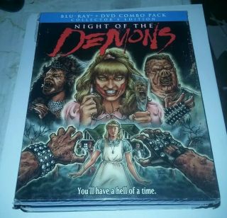 Night Of The Demons - Scream Factory Collector’s Edition Blu - Ray Rare Slipcover