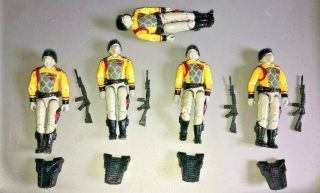 Gi Joe Cobra Python Patrol Crimson Guard - 5 Figure Army Builder - V2 1989