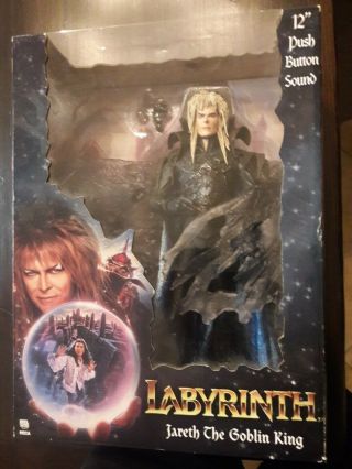 Neca Reel Toys Labyrinth David Bowie 12” Talking Action Figure Rare