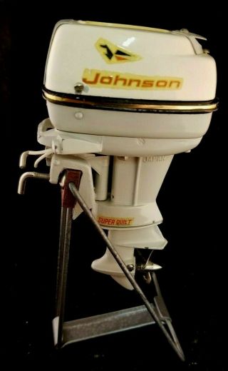 Vintage Rare 1961 Johnson 40 Hp Toy Outboard Boat Motor Battery Operated Box K&o