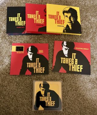 NBC IT TAKE A THIEF: The Complete Series 18 DVDs Set Robert Wagner Very Rare OOP 3