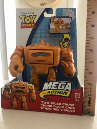 Toy Story 3 Two - Faced Chunk Mattel Mega Action Figure Rare