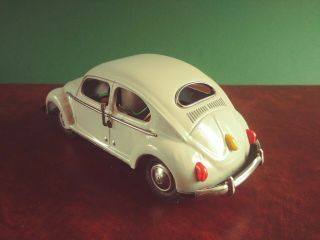 Very Rare Masudaya Modern Toys Mt Japan Tin Battery Vw Volkswagen Beetle Kafer