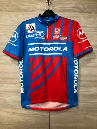 Eddy Merckx Motorola 1993 Vintage Cycling Bike Giordana Jersey Shirt Rare