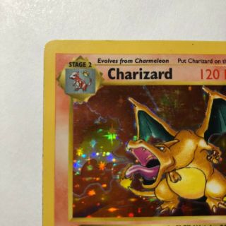 SHADOWLESS CHARIZARD Base Set 4/102 Holo,  the Holy Grail of Pokemon Cards RARE 3