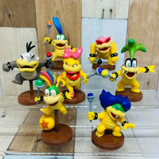 Furuta Nintendo Mario Chocolate Egg Figure Koopalings Set Of 7