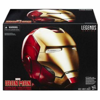 Marvel Legends Iron Man Electronic Helmet Hasbro Avengers Mask Tony Stark