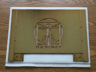 Soundstream Da Vinci 24k Gold Face Plate Rare Old School Audio