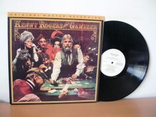 Kenny Rogers " The Gambler " Rare Mobile Fidelity Audiophile Lp (mfsl 1 - 044)