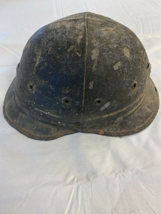 Vintage Bullard Hard Boiled Leather Hard Hat - RARE - 2