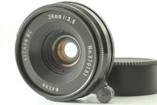 Rare [ Near ] Avenon Mc 28mm F/3.  5 Black L39 Leica Screw Mount From Japan