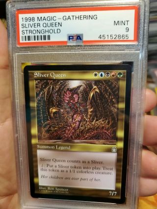Mtg Sliver Queen Psa 9 Stronghold Reserve List Magic The Gathering Card