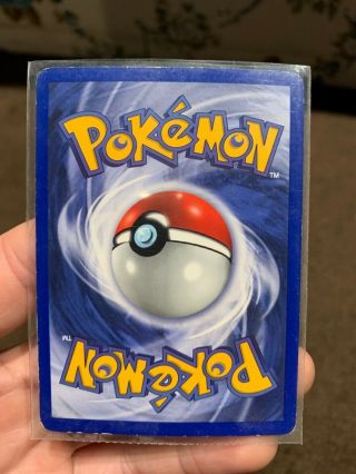 Pokemon Blastoise Card 2/102 first edition holo shadowless 2