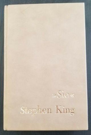 Extremely Rare Sie (misery) By Stephen King Leatherbound German Edition