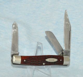 Rare Vintage Case Xx Redbone Stockman Knife 6375 Lp 1940 - 48 Book $1400.  00