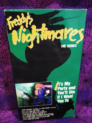 Freddys Nightmares Vhs It 
