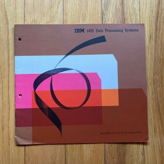 Rare Ibm 1401 Data Processing Systems Booklet — International Business Machines