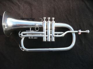Rare Pro Bb Flugelhorn By Persy - Bruxelles / 1970 / Vgc - Great Player