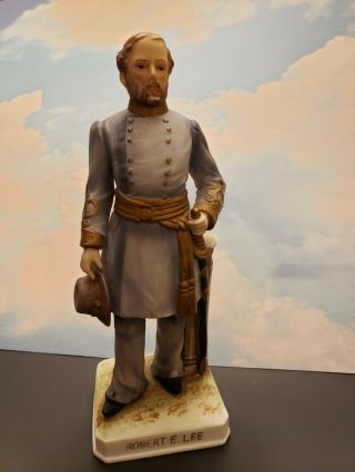 Robert E.  Lee Civil War Statue Figurine Ceramic Lefton China Kw1109 Vintage Rare