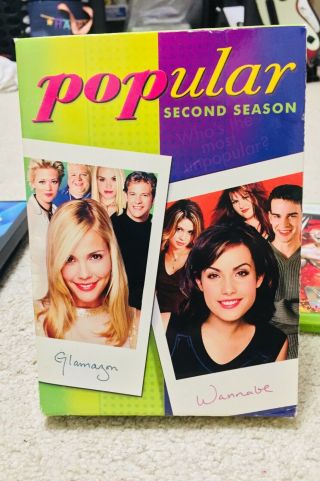 Popular - Season 2 (dvd,  2005) Rare