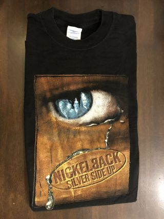 2001 Vintage Nickelback Silver Side Up T - Shirt,  Rare,  Vtg Band Shirt