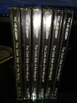Klaus Schulze Pete Namlook Dark Side Of The Moog Disc 5 Thru 10 On Fax Rare