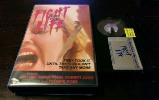 Monterey Big Box Fight For Your Life Horror Slasher Betamax Beta Not Vhs Rare
