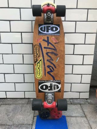Vintage Tony Alva Skateboard Dogtown Zboys Ufo Rare Santa Cruz Zephyr G&s