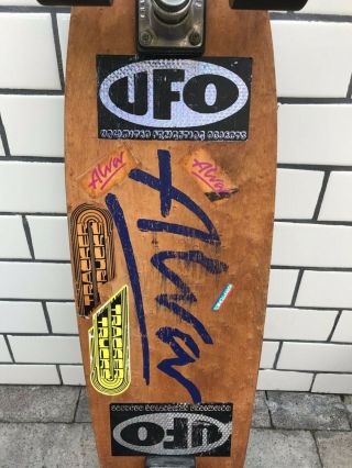 Vintage Tony Alva skateboard Dogtown Zboys UFO Rare Santa Cruz Zephyr G&S 2