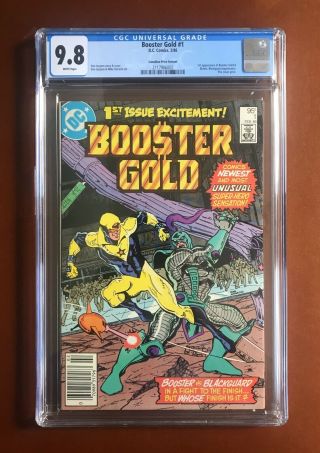 Booster Gold 1 Cgc 9.  8 (2/86) Extremely Rare Canadian Price Variant Cpv White