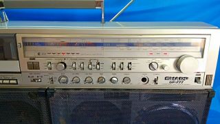 SHARP GF - 777Z Vintage BIG BOOMBOX / GHETTO BLASTER Stereo Cassette RARE 3