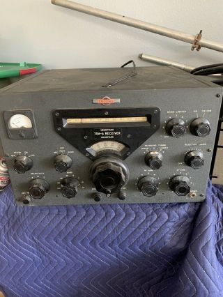 Collins 75a - 4 Receiver.  Extremely Rare W/ Instruction Book