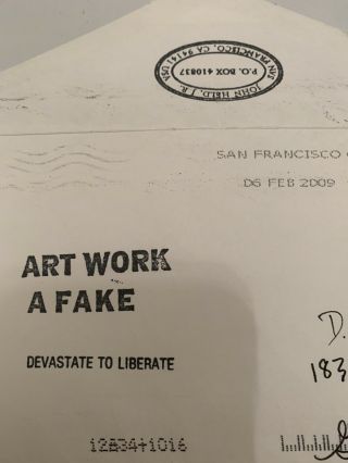 Rare Mail Art artistamp Sheet And Letter By John Held Jr Dada Fluxus 2