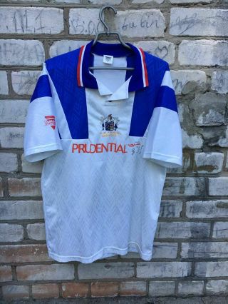 Barrow A.  F.  C.  Fc Football Shirt 1992 - 1994 Rare Size L Hero Jersey Vintage