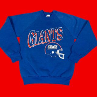 Rare Vintage 90’s 1990 York Giants Logo 7 Nfl Football Crewneck Sweatshirt