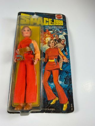 Rare 1975 Mattel Space 1999 Dr.  Russell Action Figure Doll In Packge